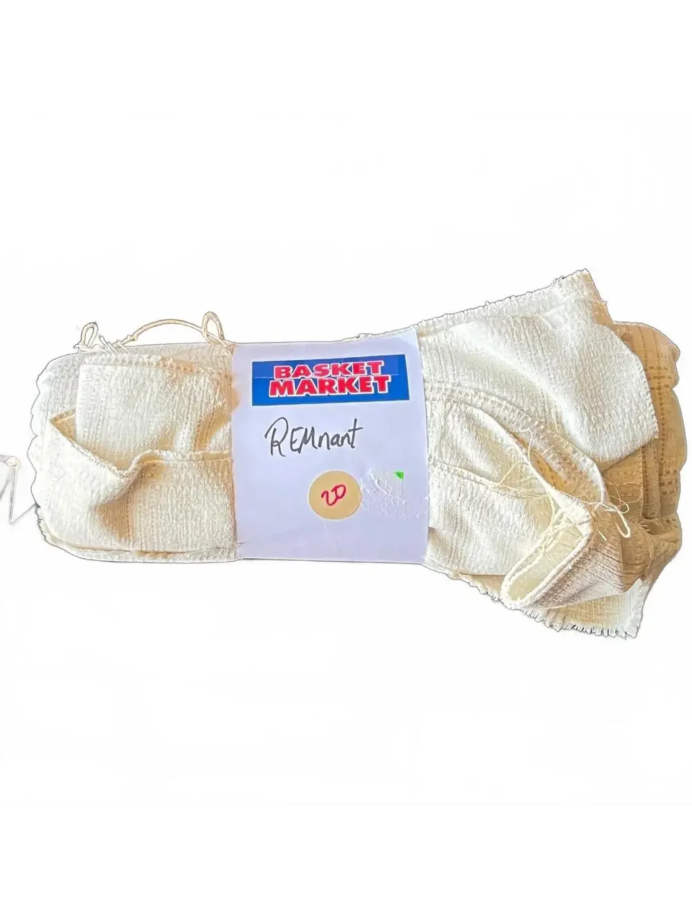 Basket Market 2yd Fabric Roll - Cream Canvas